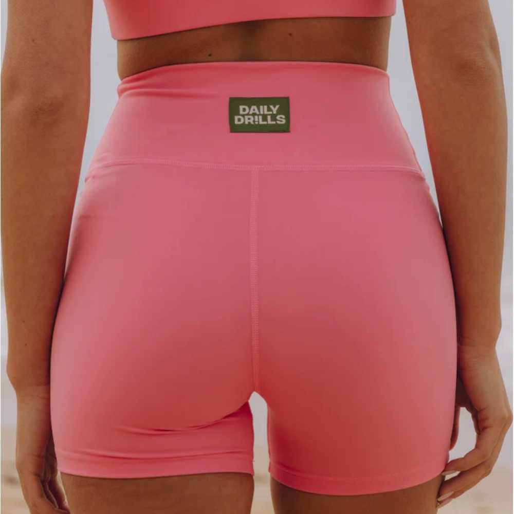 Daily Drills Pink Athletic Shorts